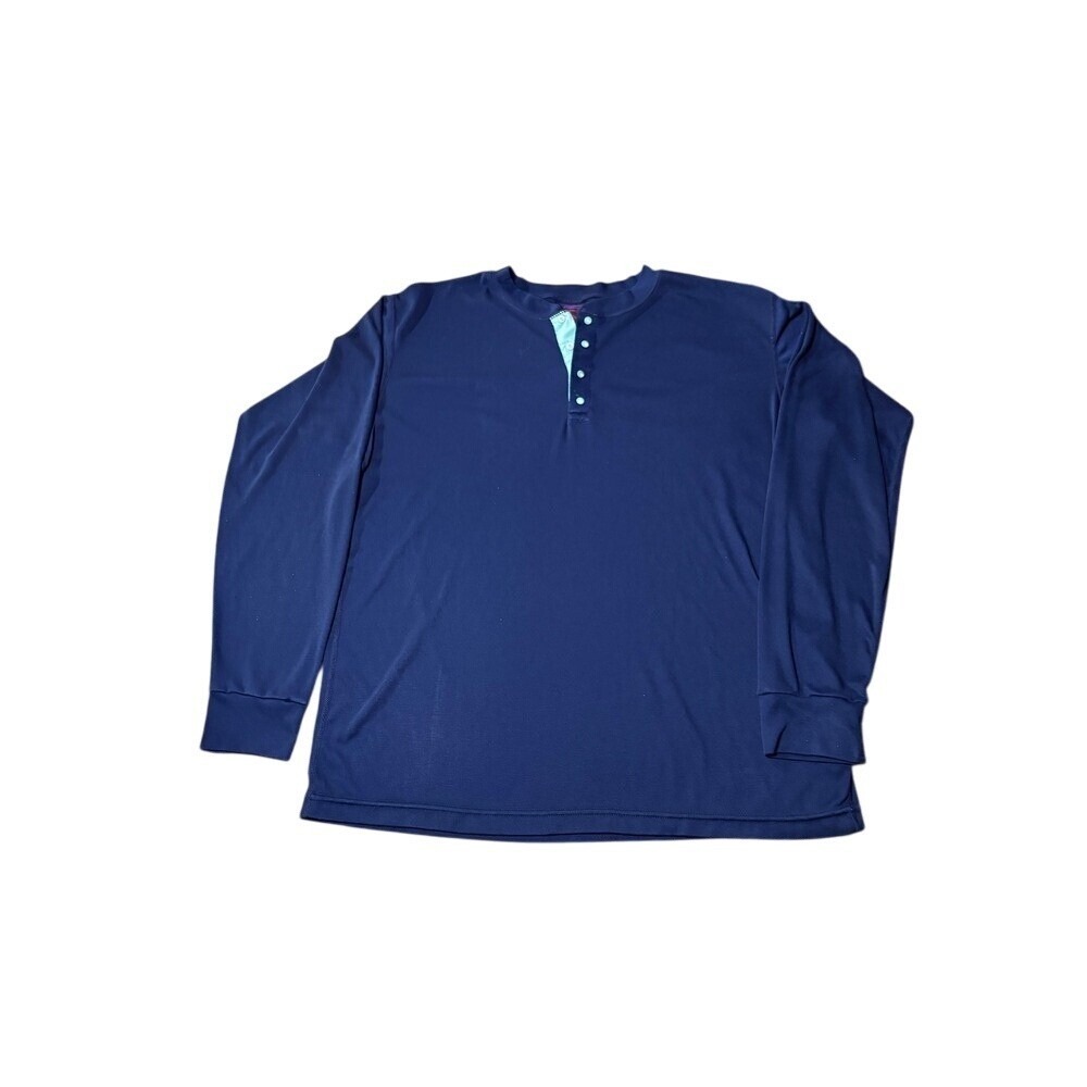 Vintage 80s Patagonia Capilene Baselayer Henley Snap Shirt - Picture 1 of 6